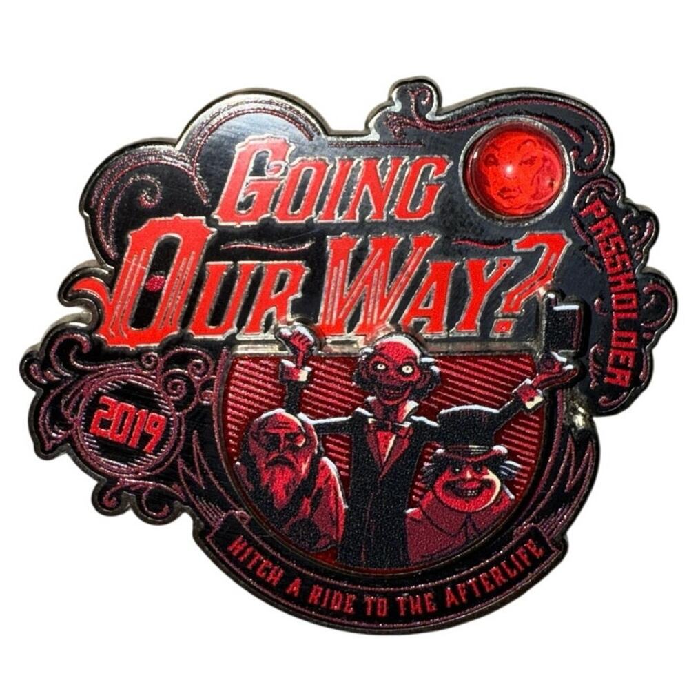 DLR AP HAUNTED MANSION HITCHHIKING GHOSTS GOING OUR WAY LR DISNEY PIN HALLOWEEN